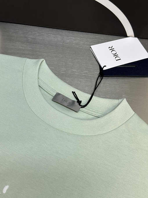ディオール  新しい手書きサイン半袖Tシャツ