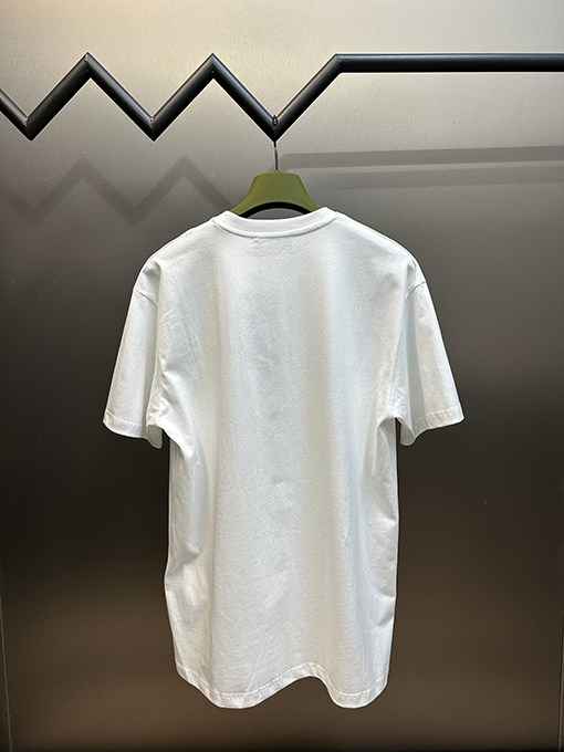 グッチ  新しいチェック柄の空のGプリント半袖Tシャツ