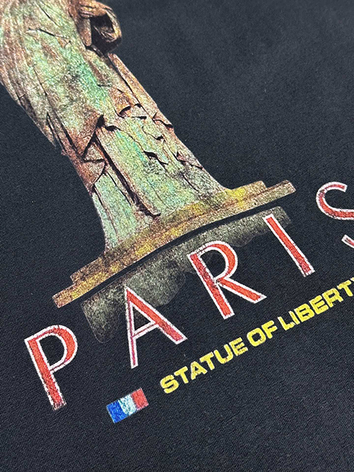 バレンシアガコピー 新しい自由の女神半袖Tシャツ