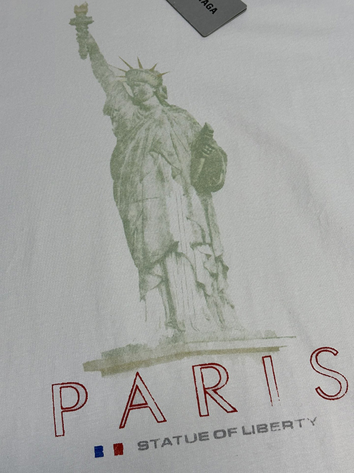 バレンシアガコピー 新しい自由の女神半袖Tシャツ