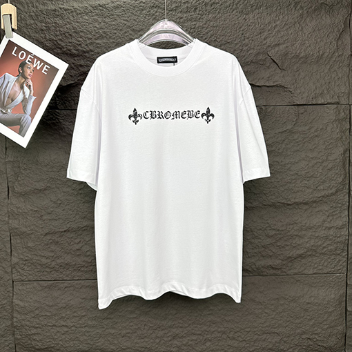 クロムハーツ  新しい馬蹄ロゴカップル半袖Tシャツ