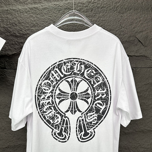 クロムハーツ  新しい馬蹄ロゴカップル半袖Tシャツ