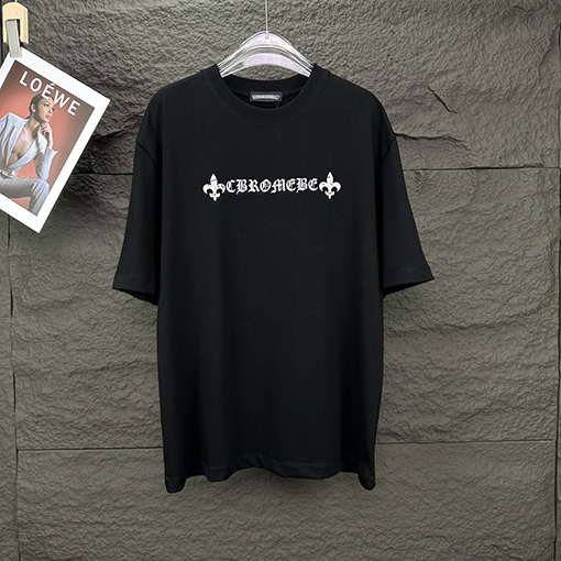 クロムハーツ  新しい馬蹄ロゴカップル半袖Tシャツ