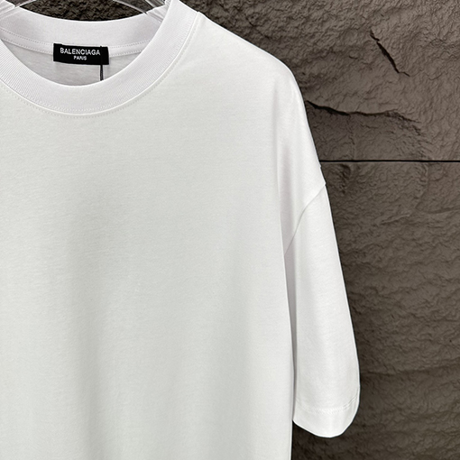 バレンシアガ 新しいホットドリル文字ロゴカップル半袖Tシャツ