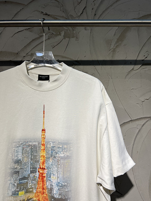 バレンシアガスーパーコピー 東京銀座タワー夜景半袖Tシャツ