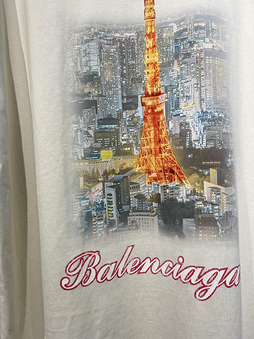 バレンシアガスーパーコピー 東京銀座タワー夜景半袖Tシャツ
