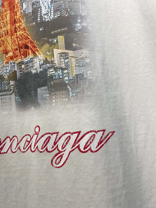 バレンシアガスーパーコピー 東京銀座タワー夜景半袖Tシャツ