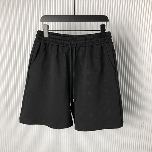 ルイヴィトンコピー 新しいロゴの暗いプリントパンツ