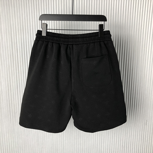 ルイヴィトンコピー 新しいロゴの暗いプリントパンツ