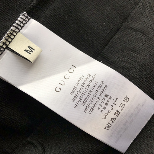 グッチ  クラシックなダークストライプの赤緑のウェビングショーツ