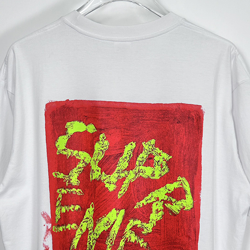 シュプリーム  春コレクションPaint Tee 994バックプリント半袖Tシャツ