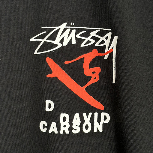 STUSSY X DAVIDコラボSS 24 CARSON DO YOUR THANG TEE女性柄Tシャツ