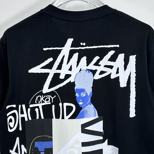 STUSSY X DAVIDコラボSS 24 CARSON DO YOUR THANG TEE女性柄Tシャツ