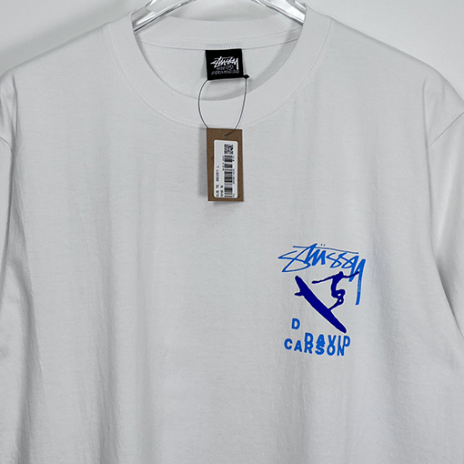STUSSY X DAVIDコラボSS 24 CARSON DO YOUR THANG TEE女性柄Tシャツ