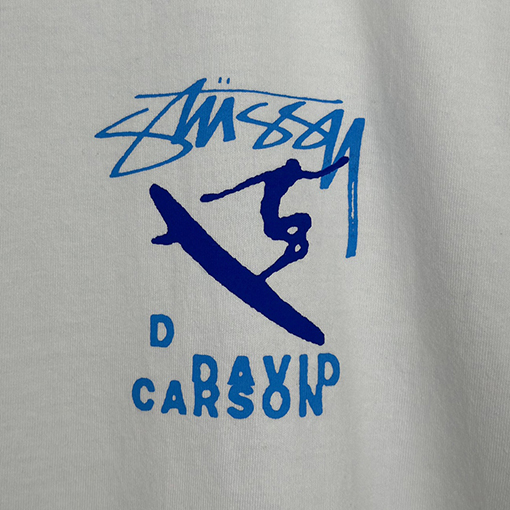STUSSY X DAVIDコラボSS 24 CARSON DO YOUR THANG TEE女性柄Tシャツ