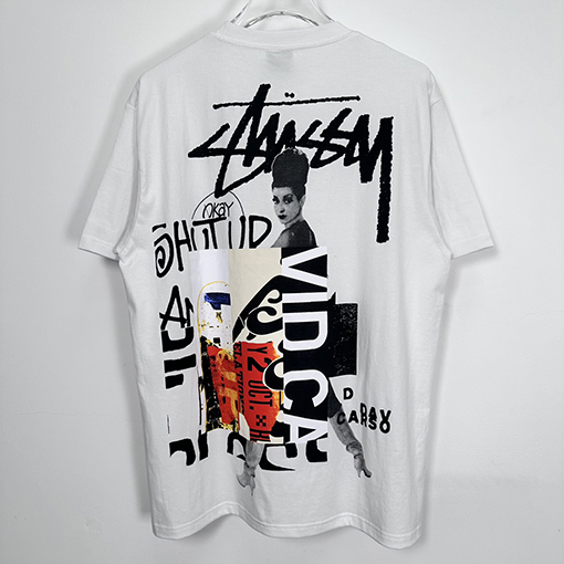 STUSSY X DAVIDコラボSS 24 CARSON DO YOUR THANG TEE女性柄Tシャツ