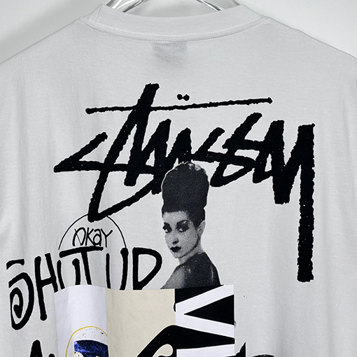 STUSSY X DAVIDコラボSS 24 CARSON DO YOUR THANG TEE女性柄Tシャツ