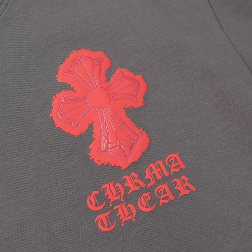 クロムハーツスーパーコピー クロスプリント半袖Tシャツ