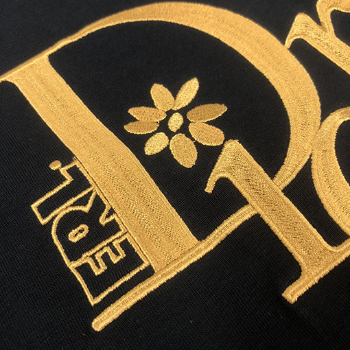 ディオール 新しいファッション刺繍半袖Tシャツ