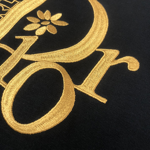 ディオール 新しいファッション刺繍半袖Tシャツ