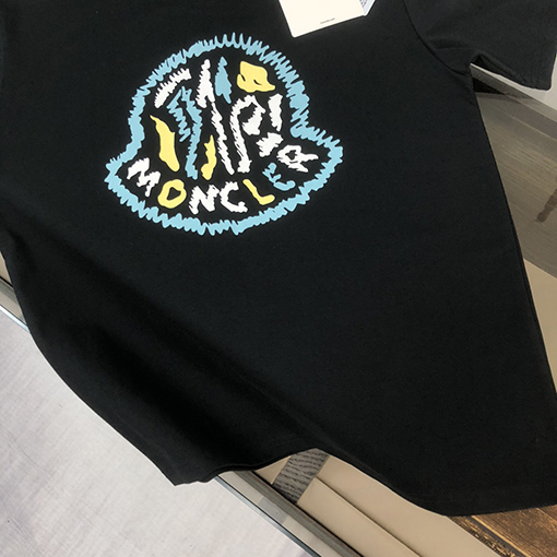 モンクレールスーパーコピー アルファベットロゴプリント半袖Tシャツ