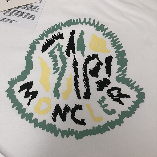モンクレールスーパーコピー アルファベットロゴプリント半袖Tシャツ