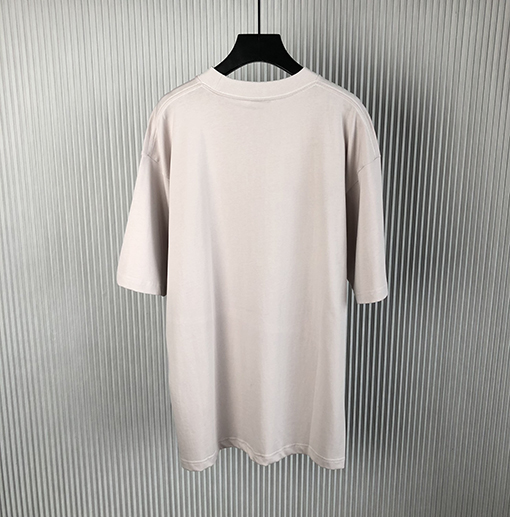 バレンシアガスーパーコピー 新しいIDホットシルバープリントラウンドネック半袖Tシャツ