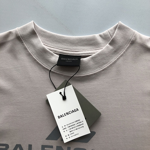 バレンシアガスーパーコピー 新しいIDホットシルバープリントラウンドネック半袖Tシャツ