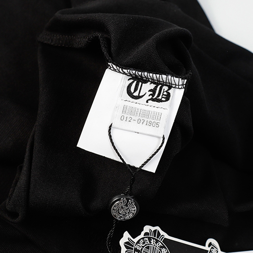 クロムハーツ クロスプリント半袖ファッションTシャツ