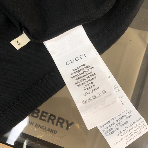 グッチ シンプルでハンサムなカップルの半袖Tシャツ