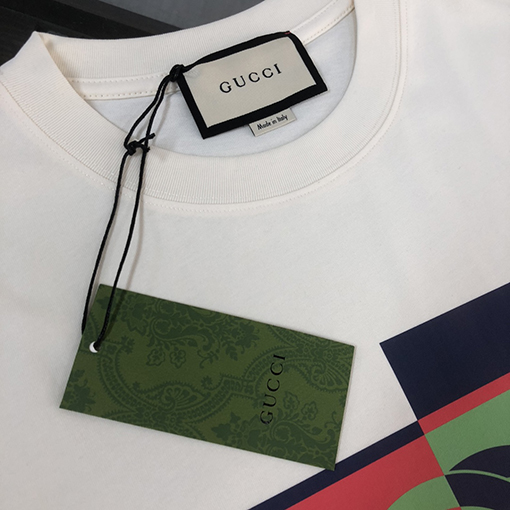 グッチ シンプルでハンサムなカップルの半袖Tシャツ