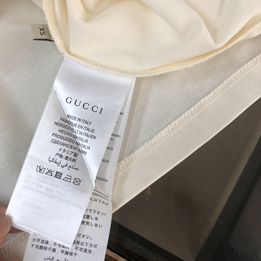 グッチ シンプルでハンサムなカップルの半袖Tシャツ