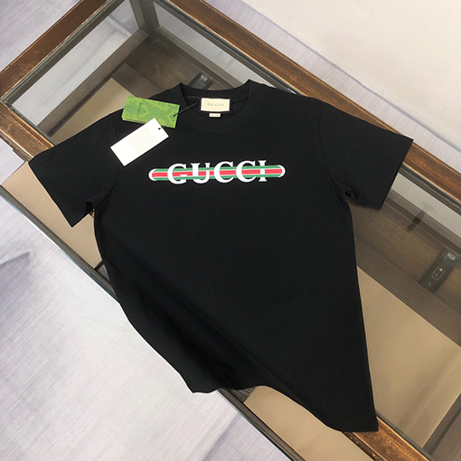 グッチコピー ラウンドネックカップル半袖Tシャツ