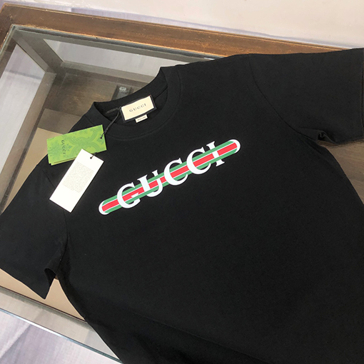 グッチコピー ラウンドネックカップル半袖Tシャツ
