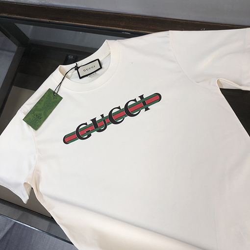 グッチコピー ラウンドネックカップル半袖Tシャツ