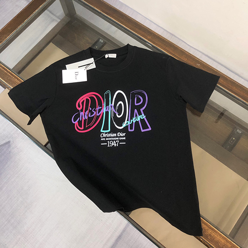 ディオール アルファベットロゴプリント半袖Tシャツ