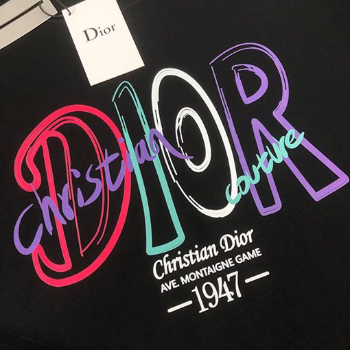 ディオール アルファベットロゴプリント半袖Tシャツ