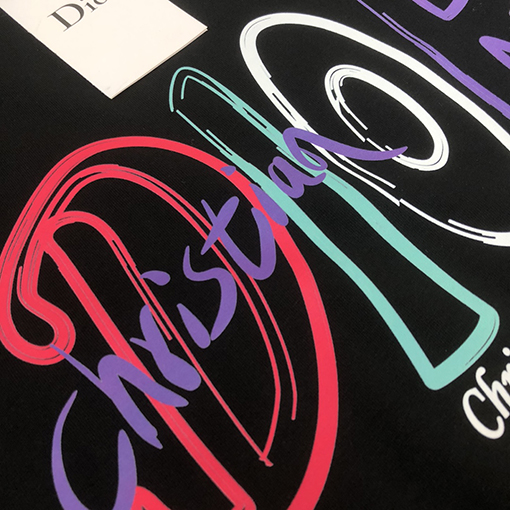 ディオール アルファベットロゴプリント半袖Tシャツ