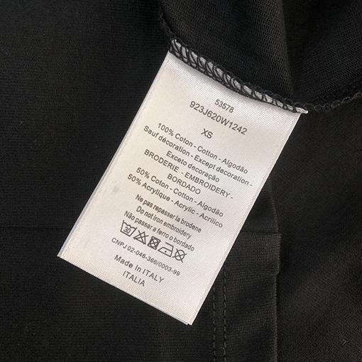 ディオール アルファベットロゴプリント半袖Tシャツ
