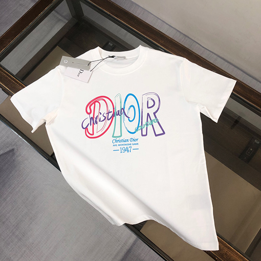 ディオール アルファベットロゴプリント半袖Tシャツ