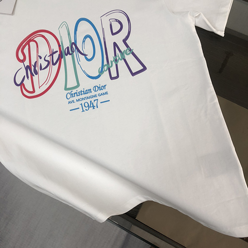 ディオール アルファベットロゴプリント半袖Tシャツ