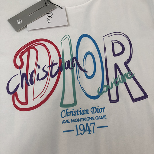 ディオール アルファベットロゴプリント半袖Tシャツ