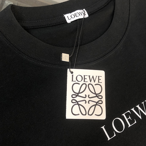 ロエベコピー ラウンドネックカップルファッション半袖Tシャツ