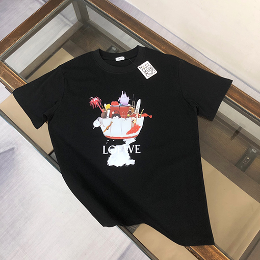 ロエベ シンプルでかっこいい半袖Tシャツ
