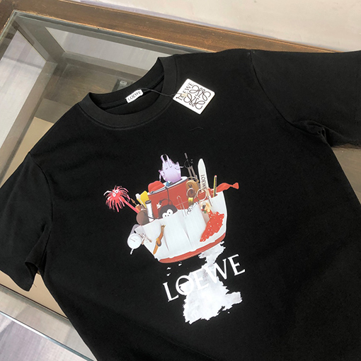 ロエベ シンプルでかっこいい半袖Tシャツ