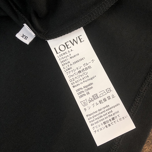 ロエベ シンプルでかっこいい半袖Tシャツ