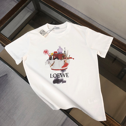 ロエベ シンプルでかっこいい半袖Tシャツ