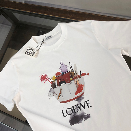 ロエベ シンプルでかっこいい半袖Tシャツ
