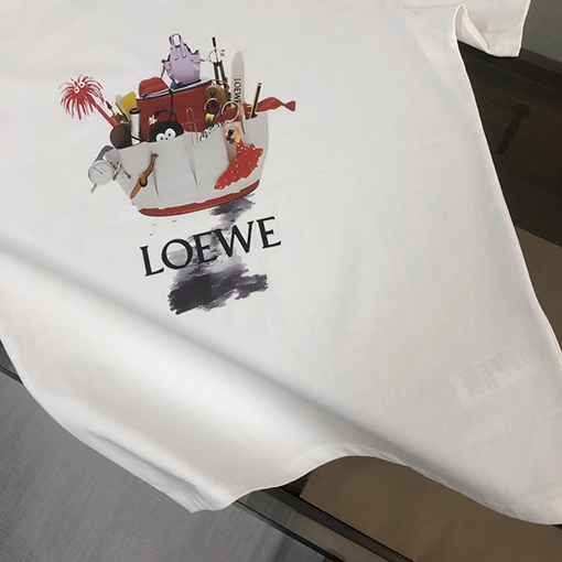 ロエベ シンプルでかっこいい半袖Tシャツ