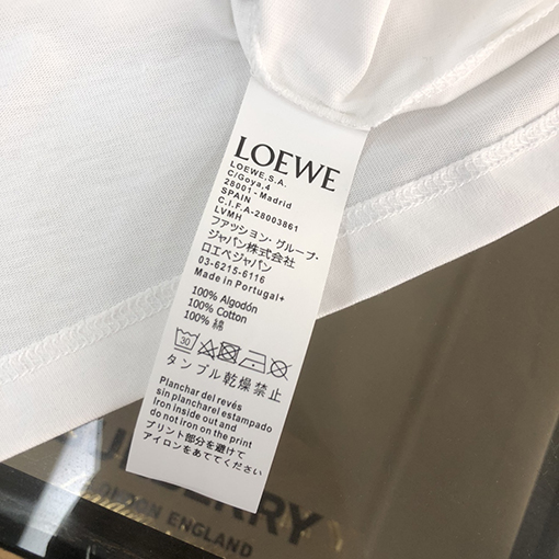 ロエベ シンプルでかっこいい半袖Tシャツ